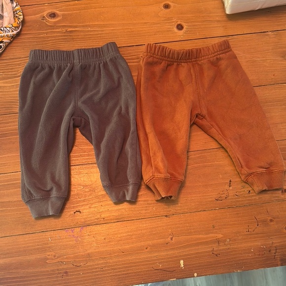 Carters 9 months Gray and Brown Sweatpants & Joggers for Everyday Comfort - Picture 1 of 7